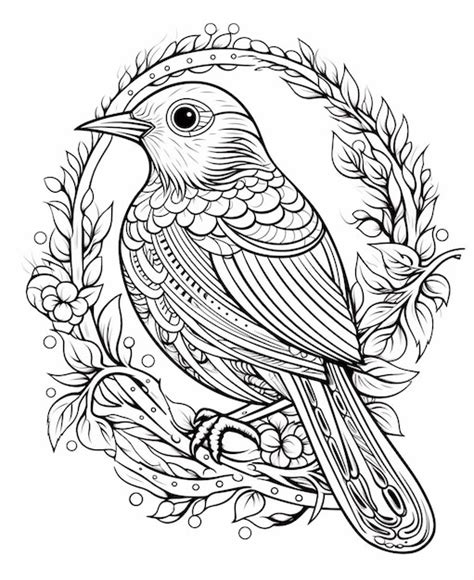 Premium Photo Free Vector Hand Drawn Hummingbird Outline Illustration