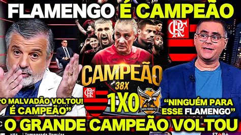 O CAMPEÃO VOLTOU FLAMENGO É CAMPEÃO CARIOCA 2024 IMPRENSA RASGA