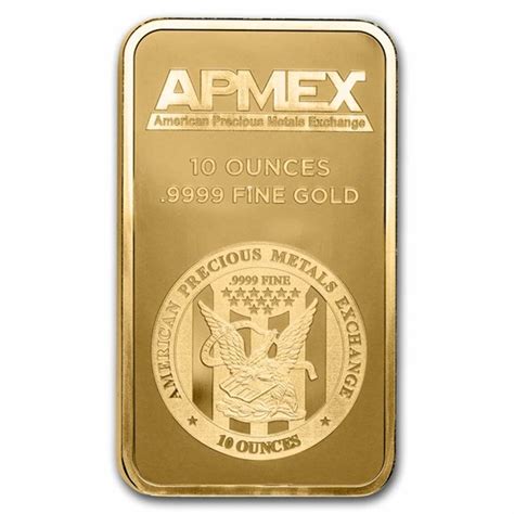 Buy 10 oz Gold Bar - APMEX (TEP) | APMEX