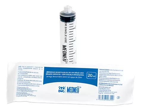 Busca Jeringa Sin Aguja 20 Ml Sensi Medical Caja Con 100 Piezas A La