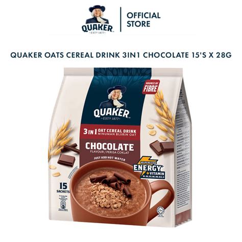 Quaker Oat Cereal Drink In Chocolate S X G Lazada