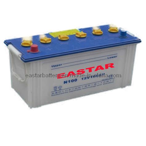 China Dry Charged N100 12v100ah Battery China N100 And Dry Charged