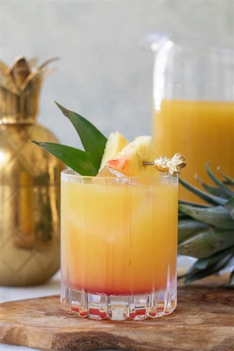 Pineapple Vodka Cocktail Sugar And Charm