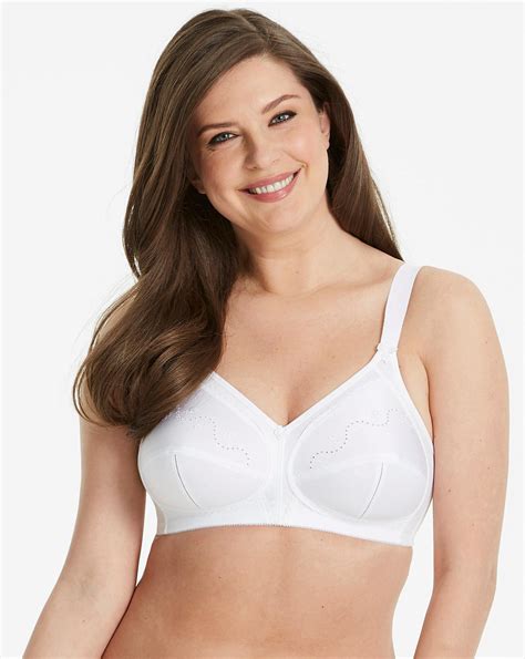 Triumph Doreen Cotton White Bra Premier Man