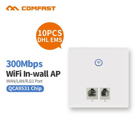 Pcs Dhl M Wall Embedded Wireless Ap Router Wall Wifi Rj Wan