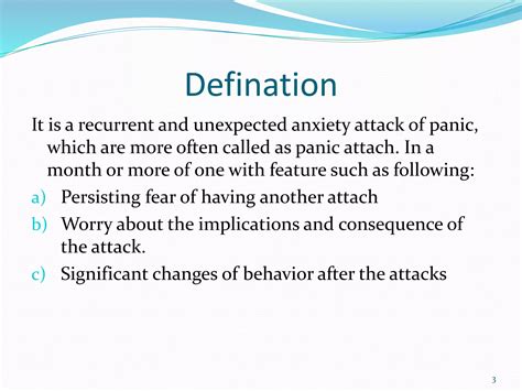 Panic Disorder Ppt