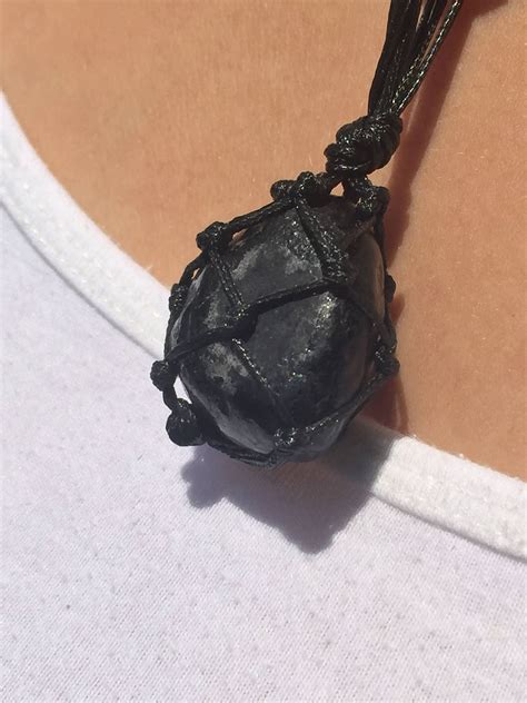 Apache Tears Obsidian Necklace Apache Tears Jewelry Mourning Etsy UK