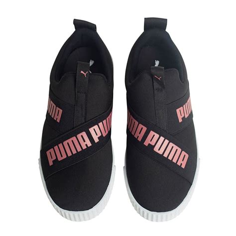 Tênis Puma Carina Slip On Feminino Preto