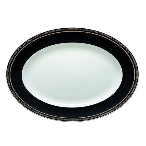 Buy Vera Wang Wedgwood With Love Noir Oval Platter 1375 Inch Online