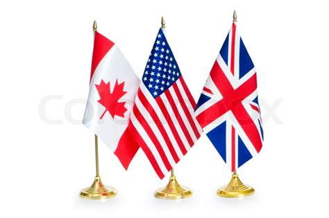 English speaking countries flags ... | Stock image | Colourbox