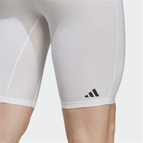 Adidas Techfit Training Short Tights White Adidas Gh