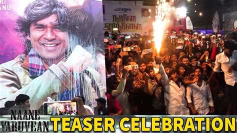 Dhanush Fans In Naane Varuvean Teaser Celebration