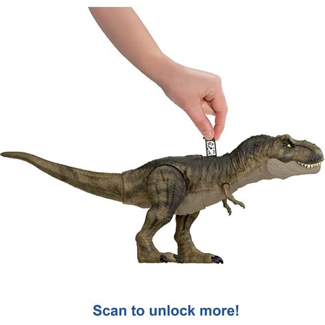 Mattel Jurassic World Dominion Thrash N Devour Tyrannosaurus Rex Dinosaur Action Figure 21 In