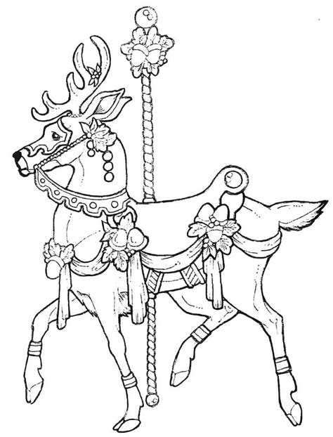 Carousel Coloring Pages - Free Printable Coloring Pages for Kids