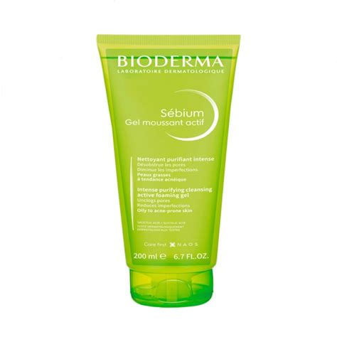 Bioderma Sebium Gel Moussant Actif 200 Ml Okfarma