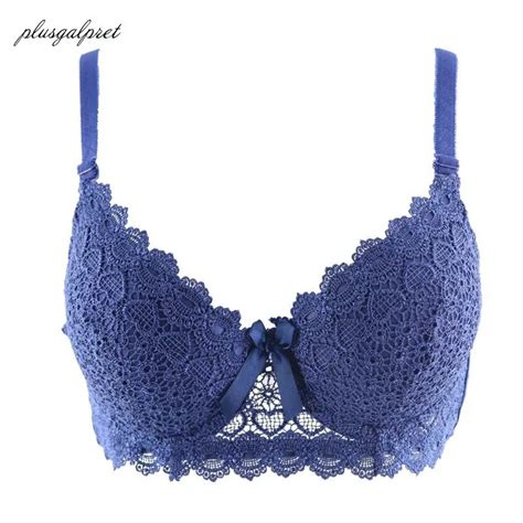 PlusGalpret Sujetadores De Talla Grande Para Mujer Bralette De Encaje