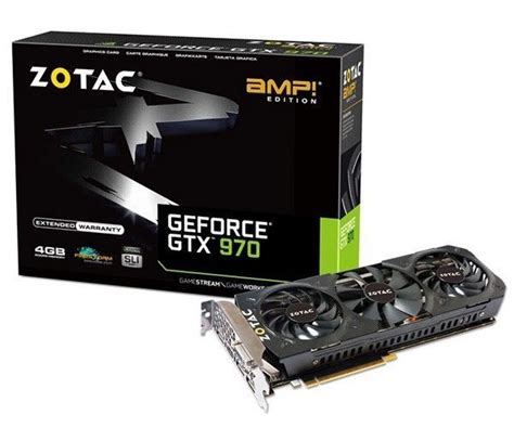 Placa de Vídeo Zotac Geforce GTX 970 Edition 4GB GDDR5 256Bit ZT