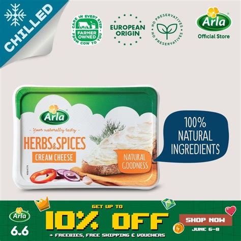 Arla Cream Cheese Herbs And Spices 150g Lazada Ph