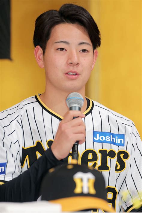 【阪神】ドラ1下村海翔ら新入団8選手の意気込み紹介 育成1位・松原快「いずれは大谷翔平選手と対戦したい」 スポーツ報知