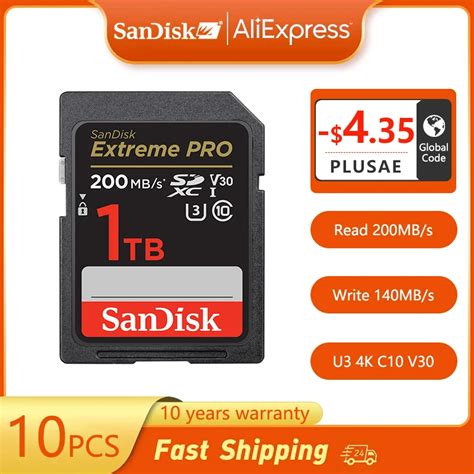 Sandisk Tarjeta De Memoria Extreme Pro Para C Mara Tarjeta Sd De Gb