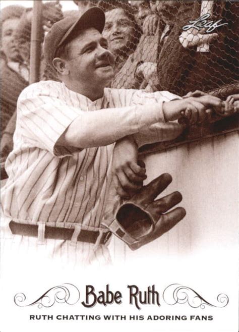 2016 Leaf Babe Ruth Collection 40 Babe Ruth NM MT