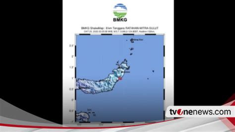 Gempa Magnitudo 5 7 Guncang Minahasa Tenggara Dipicu Aktivitas Subduksi