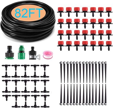 Msdada Kit Per Irrigazione A Goccia Ft M Drip Irrigation Kit Di