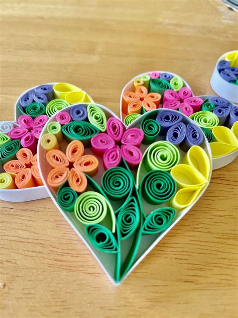 Quilled Magnet Quilling Paper Magnets Handmade Magnet Etsy