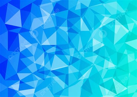 Vector Triangle Background Blue