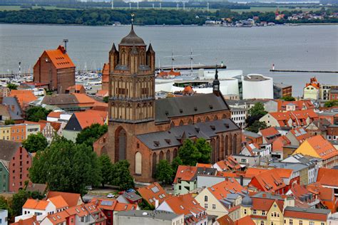 Stralsund Von Oben 9 Kirche St Jakobi Foto And Bild Deutschland