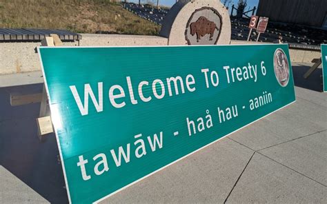 Sask. Government and treaty commissioner unveil new treaty signs - MBC ...