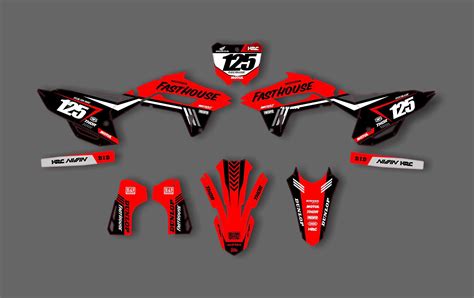 Kit Gr Fico Honda Crf Fasthouse Kitdeco Moto Fr