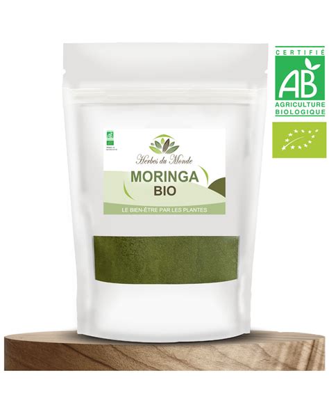 Moringa Bio En Poudre Herbes Du Monde