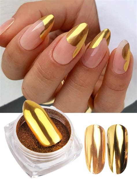 Gold Chrome Nail Polish