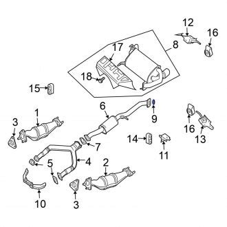 Nissan Armada Oem Exhaust Parts Systems Tips Pipes Carid