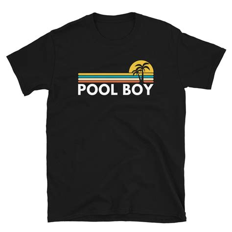 Pool Boy Tshirt Funny Pool Gift For Him Swimmer Gift Ideas Etsy