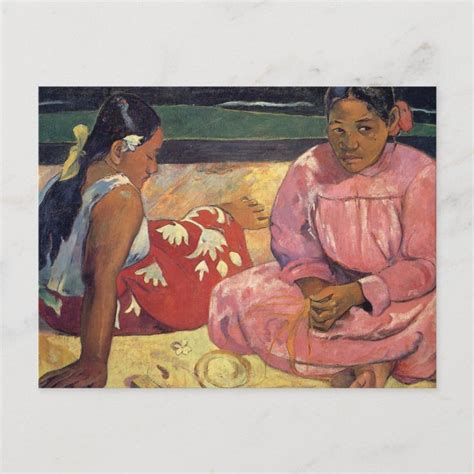 Tahitian Women On The Beach Gauguin Postcard Zazzle