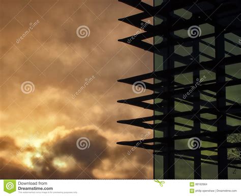 Modern Building Sunset Stock Photo Image Of Architecture 89162664