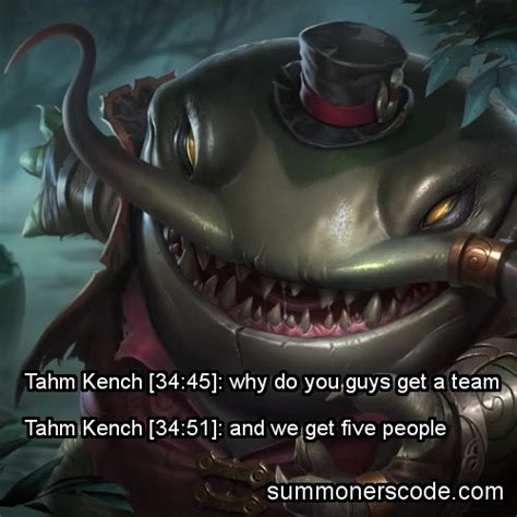 Tahm Kench Quotes - Comicspipeline.com