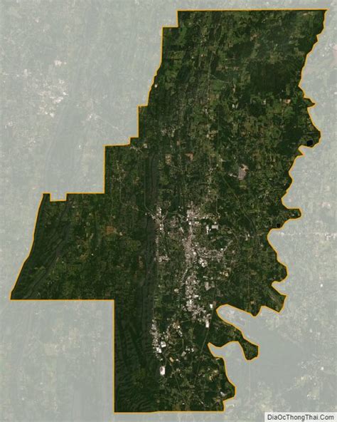 Map of Whitfield County, Georgia - Thong Thai Real