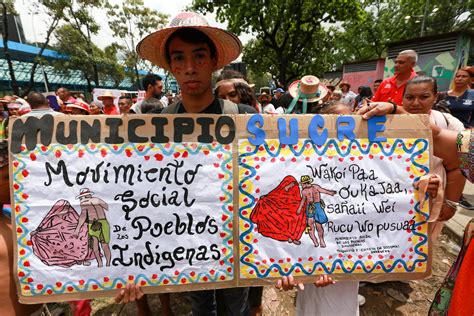 EN FOTOS Caciques y autoridades indígenas marcharon hasta la ONU en