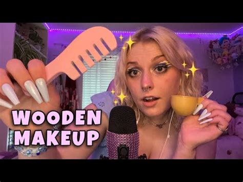 Asmr Wooden Makeup And Coffee Shop Wooden Tapping Personal Attention