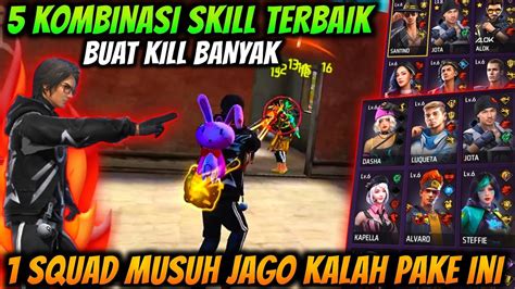 Kombinasi Skill Karakter Free Fire Terbaik Buat Kill Banyak Free