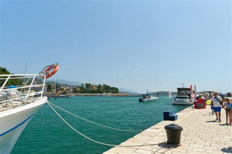 Harbor Of The Town Of Rab On The Island Of The Same Name On The