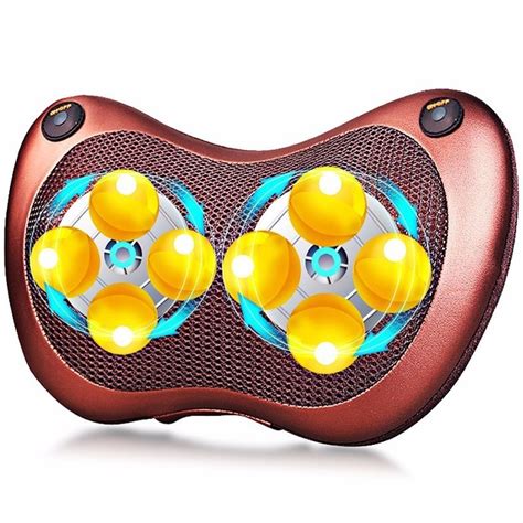 Массажная подушка с подогревом для шеи и спины Massage Pillow купить со ...
