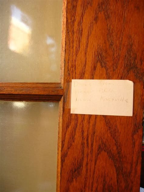 The Pocket Door Which Was Originally In The Illinois State Chapter P E