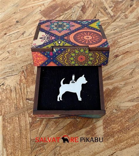 Chihuahua cabeza de manzana Dije de plata .925 – Salvatore Pikabu