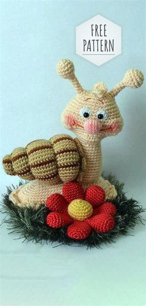 Free Snail Crochet Pattern