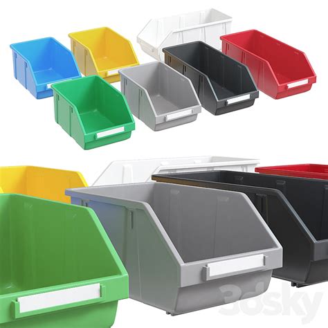 Colored plastic boxes for parts - Miscellaneous - 3D model