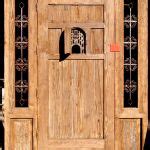 Door With Grilled Peep La Puerta Originals Santa Fe Front Entry